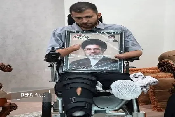 حسین محمدی در مراسم تجمع مردمی
