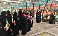 ادای احترام مسئولان سازمان دانش آموزی قم به شهدا