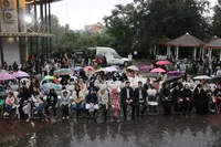جشن «لبخند کودکان، رویش ایران» در رشت برگزار شد