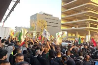 نجف، در سوگ فرمانده عزت