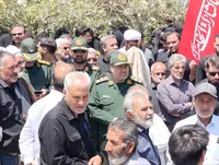 آیین باشکوه تشییع و تدفین شهید «حسین جعفری‌نژاد» در رفسنجان+ تصاویر