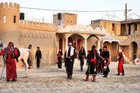 تصاویر/ تعزیه مسلم ابن عقیل (ع) در روستای کره موچی شهرستان لامرد