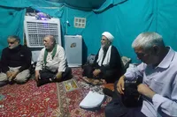 بازدید رئیس عتبات عالیات آذربایجان شرقی از مواکب اربعینی مستقر در کربلا