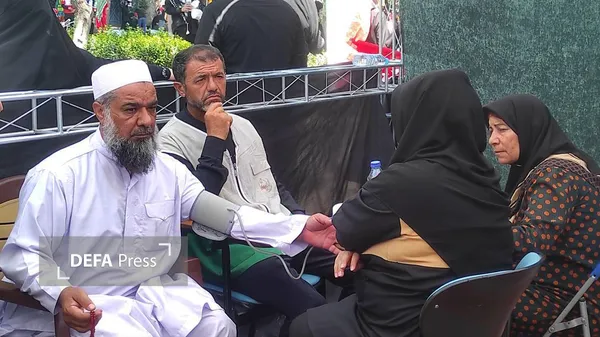 موکب درمانی هرمزگان در تشییع رهبری ۵۵۰۰ خدمت ارائه کرد موکب درمانی هرمزگان در تشییع رهبری ۵۵۰۰ خدمت ارائه کرد