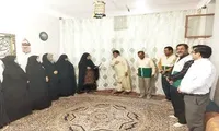 دیدار با خانواده شهدا در خاش