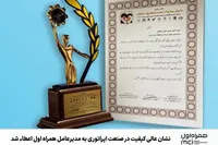 اعطای نشان عالی کیفیت در صنعت اپراتوری به مدیرعامل همراه اول
