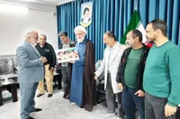 مسئول دفتر حفظ آثار شهرستان قزوین با امام جمعه محمدیه دیدار کرد