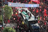 تشییع پیکر رهبر شهید در مشهد