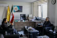 حضور مدیر عامل خبرگزاری ایرنا در خبرگزاری دفاع مقدس