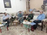 دیدار مدیرکل حفظ آثار دفاع مقدس و مقاومت خراسان جنوبی با آزاده سرافراز