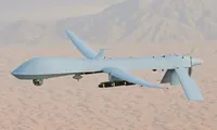 انهدام پهپاد متجاوز MQ۹ آمریکا در آسمان عسلویه