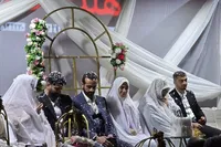 برگزاری جشن ازدواج ۶ زوج تنکابنی در پویش ملی «مهر ماندگار»