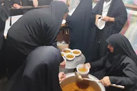 برپایی ایستگاه صلواتی و خدمت‌رسانی به عزاداران اربعین حسینی در شهرستان ورزقان