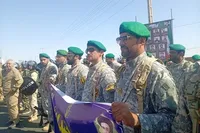 نمایش اقتدار نظامی در قالب پویش جان فدا در سیستان و بلوچستان برگزار شد