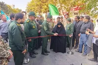 جان‌فدایان شاهرودی در میدان اقتدار حاضر شدند