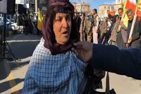 فیلم/ بانوی کردستانی: خاک ایران را با جان و دل حفظ می‌کنیم
