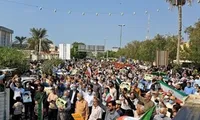 فیلم/ حضور مردم جزیره خارگ در راهپیمایی ۲۲ بهمن