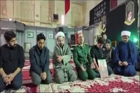 فیلم/ دیدار سرهنگ عزیزی با خانواده شهید عظیمی