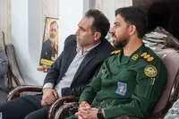 دیدار سرهنگ ترکی و فرماندهان ارشد نظامی و انتظامی چهارمحال و بختیاری با خانواده شهیدان «رئیسی»