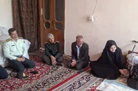 تجدید میثاق مسئولان مه‌ولات با آرمان‌های شهدا در دیدار با مادر شهید حسین پور