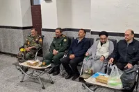 دیدار فرمانده انتظامی اردبیل و مدیرکل حفظ آثار دفاع مقدس استان با فرمانده تیپ ۴۰ ارتش