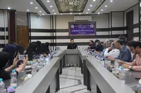 تصاویر/نشست خبری رئیس هیئت تکواندو استان یزد