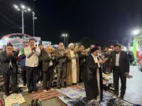 تصاویر/ اقامه نماز استغاثه به امام زمان (عج) در ارومیه