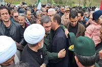 تصاویر/تشییع پیکر مطهر ۳ شهید حمله تروریستی دشمن آمریکایی _ صهیونی به استان اردبیل