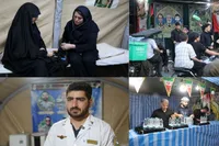 خدمت‌رسانی نیروی پدافند هوایی ارتش به زائران بدرقه رهبر شهید در قم