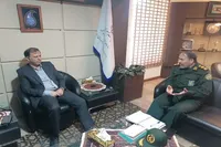 مدیرکل حفظ آثار استان کرمان با رئیس سازمان مدیریت و برنامه ریزی استان دیدار کرد