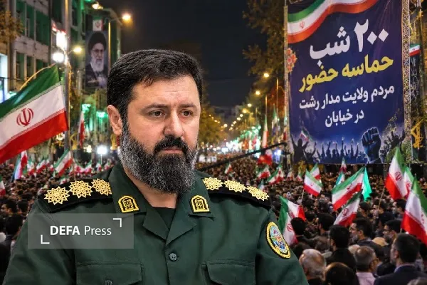 پیام سرهنگ مهدی‌پور به مناسبت ۲۰۰ شب حماسه حضور مردم در میدان