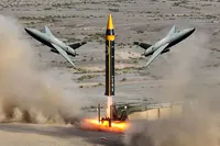 Сокрушительная ракетно-беспилотная атака по бункерам для американских истребителей в Иордании / уничтожены 2 истребителя и 3 американских самолёта