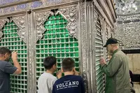 حضور رئیس مجلس در حرم مطهر حضرت عبدالعظیم حسنی (ع)