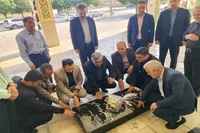 تجدید میثاق استاندار چهارمحال و بختیاری با آرمان‌های شهدا