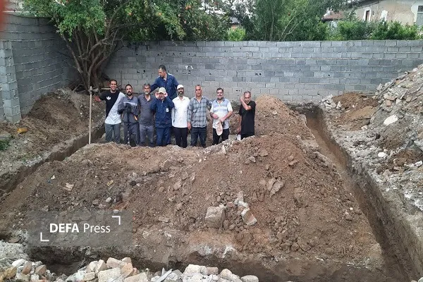 آغاز ساخت مسکن محرومین توسط قرارگاه جهادی شهدای بندر در ساری