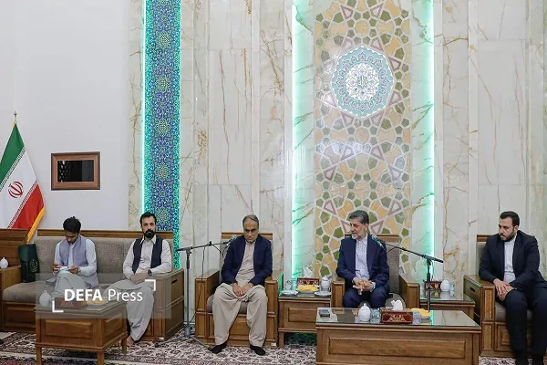 قائم‌مقام تولیت آستان قدس رضوی با سفیر جدید پاکستان دیدار کرد