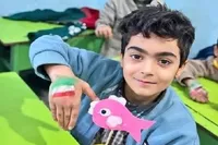 فیلم/ عملیات تفحص پیکر شهید «ماکان نصیری»