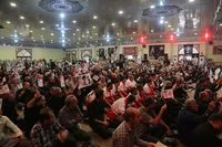 مراسم وداع با رهبر شهید در کرمانشاه برگزار شد