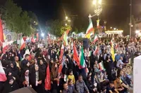 فیلم/ حماسه حضور مردم خراسان شمالی در صد و چهارمین شب بیعت با رهبر امت