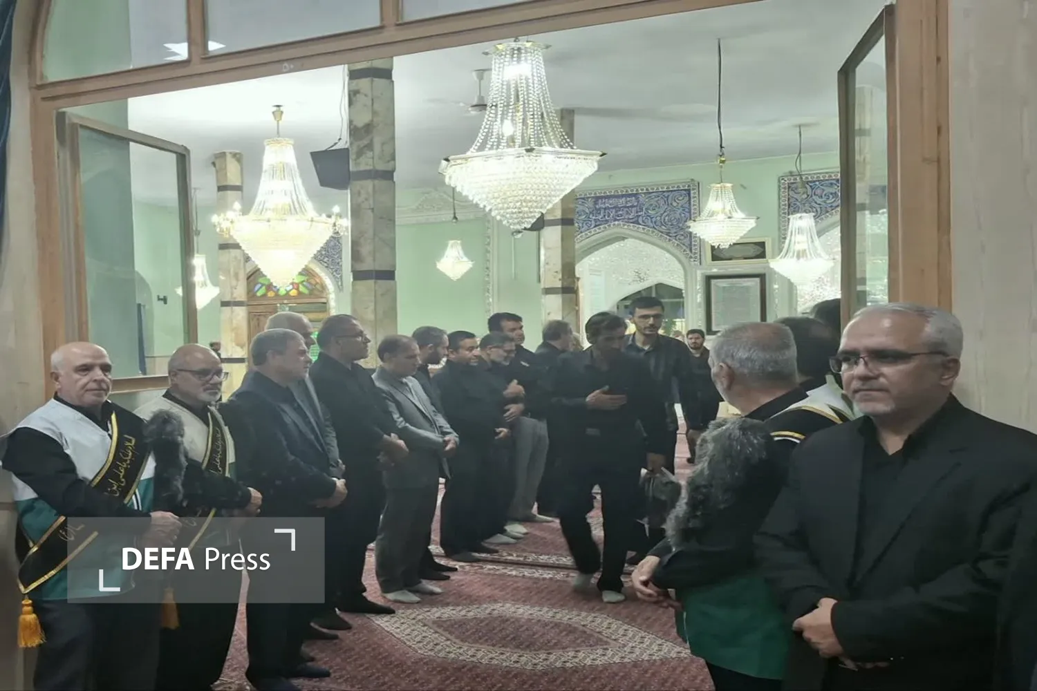 تصاویر/ آیین شام غریبان شهید «مجید بهرامی» در زنجان