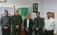 تقدیر از پزشکی قانونی خوزستان به خاطر ارائه خدمات جهادی در جنگ رمضان