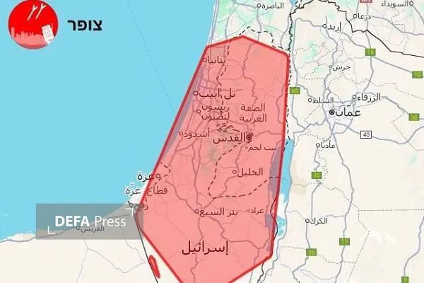 آژیر خطر در فلسطین اشغالی آژیر خطر در فلسطین اشغالی