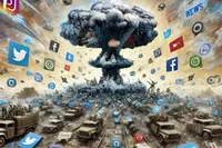 شلیک تیتر پشت لانچر رسانه