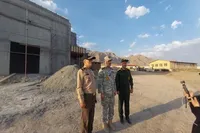 فیلم/ بازدید سردار «جانثاری» از پروژه مرکز فرهنگی و موزه دفاع مقدس کرمانشاه