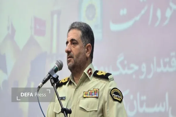 مراسم نکوداشت شهدای نیروی انتظامی در کرمانشاه