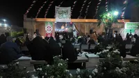 فیلم/برگزاری شب شعر رضوی با عنوان «قلمدان های فیروزه ای» در یزد