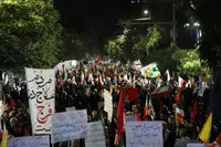 تصاویر/ یکصد و نهمین شب تبلور حماسه حضور و ایستادگی مردم ارومیه