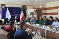 دیدار مدیرکل حفظ آثار و نشر ارزش‌های دفاع مقدس و مقاومت استان مرکزی با فرماندار آشتیان