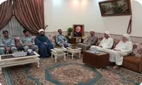 مرزبانان کنگان از خانواده شهید اهل‌سنت «احمد عبدالله‌زاده» تجلیل کردند