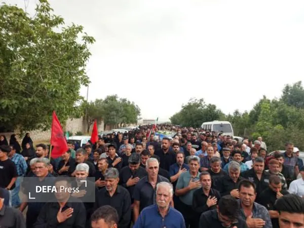 تشییع پیکر جانباز 1 تشییع پیکر جانباز 1